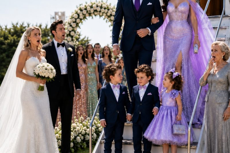 A mãe dele a chamou de “mulher incompleta” e a expulsou; então 3 crianças entraram no casamento e fizeram todos se calarem.
