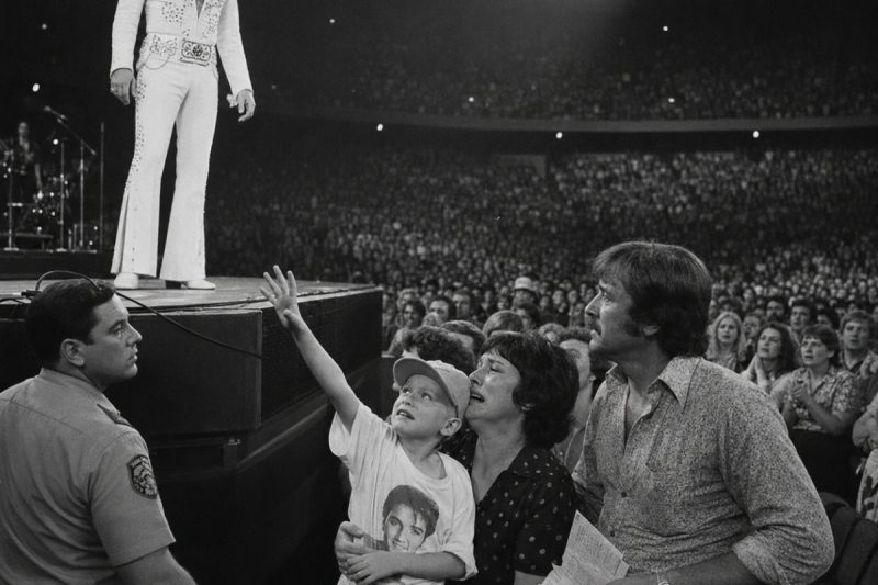 Elvis interrompeu seu show para prestar homenagem à morte de uma criança de 7 anos — o que aconteceu depois…