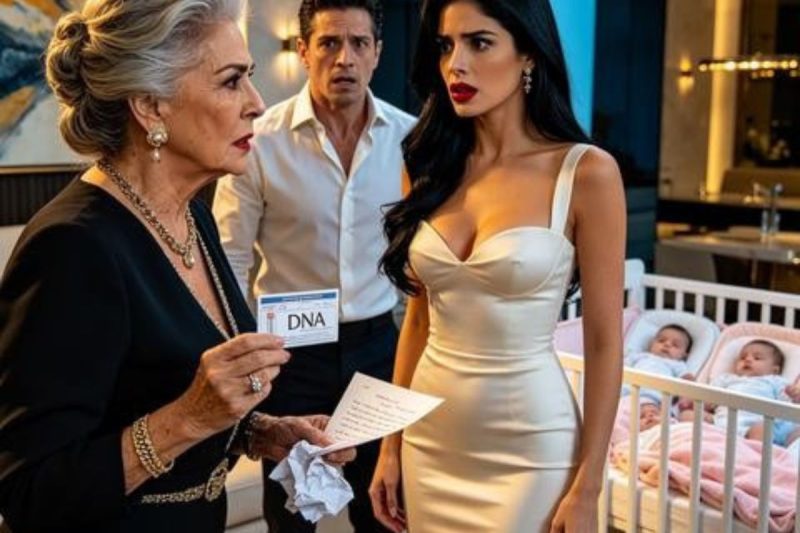 Ela morreu ao dar à luz trigêmeos. A amante achou que herdaria a família dela… até o teste de DNA revelar uma verdade impossível de esconder.