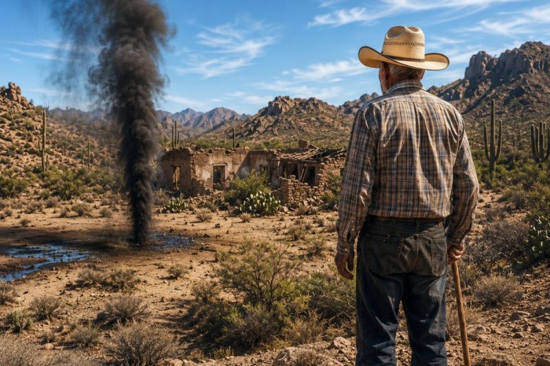 O patrão pagou 50 anos de trabalho com um rancho em ruínas… sem saber que havia uma fortuna escondida embaixo.