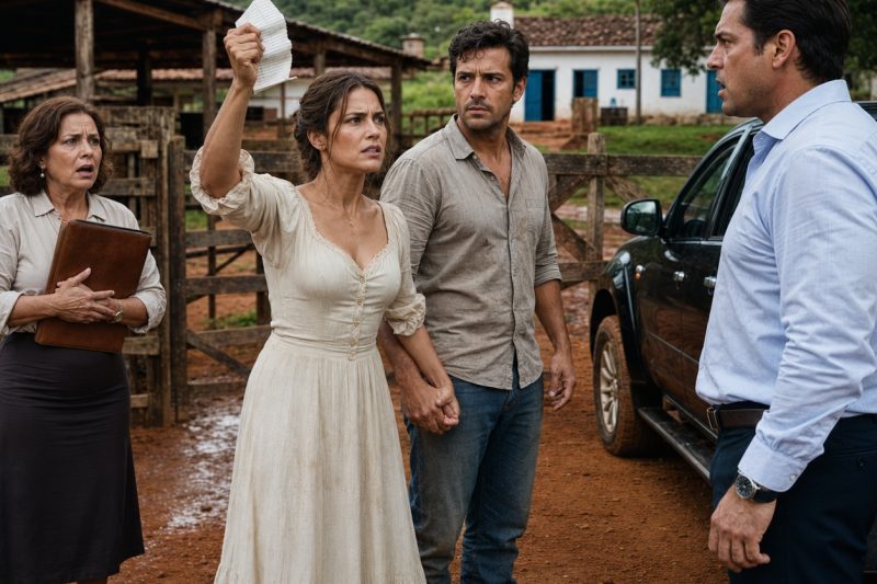 Ela quase foi empurrada para casar com um fazendeiro rico para salvar as terras da família, até descobrir que a proposta “é pelo seu bem” escondia uma traição calculada por quem mais dizia protegê-la