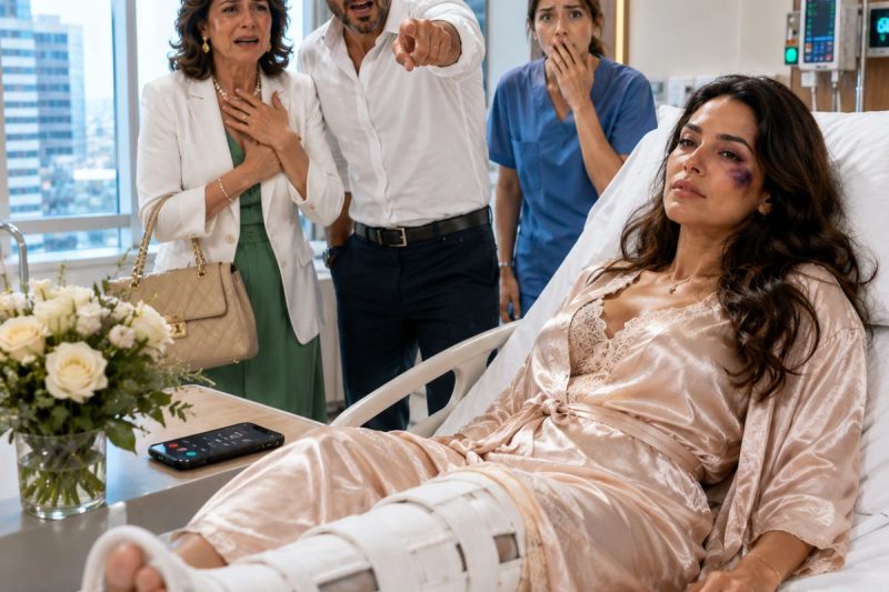 Enquanto o médico fechava o corte na minha perna, meu marido gritou: “Minha mãe não vai esperar sua novela”; eu não respondi, só mostrei aos policiais as 42 ligações e fiz uma chamada que congelou tudo