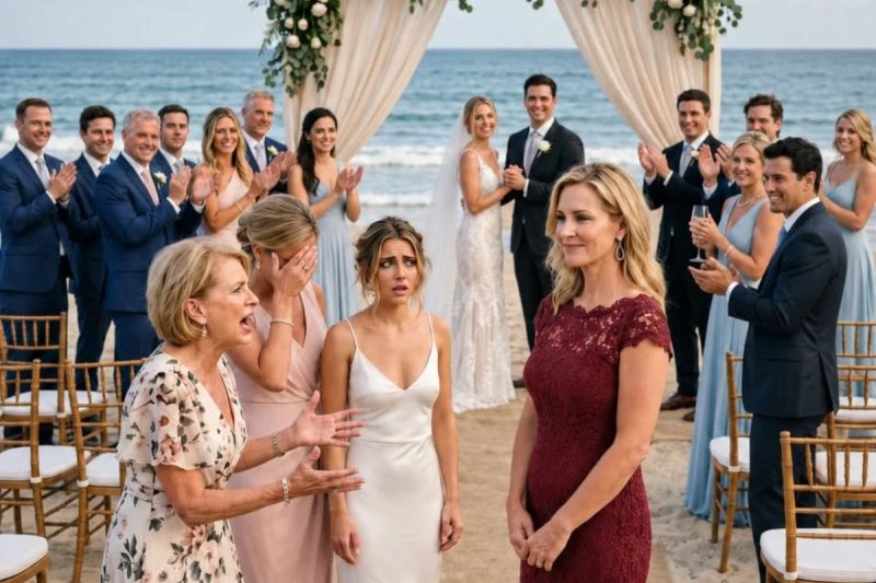 Minha mãe me ligou 2 semanas antes do casamento da minha filha e ordenou: “Mude a data. O terceiro casamento da sua sobrinha vem primeiro.” Olhei para os 1.700.000 pesos já pagos em contratos, flores e reservas de frente para o mar. “Como a senhora quiser”, respondi tranquila. Então organizei o casamento perfeito em segredo. E quando minha família chegou à praia pronta para mandar como sempre, descobriu tarde demais que o casamento já tinha acabado… e que eles haviam sido os únicos excluídos.