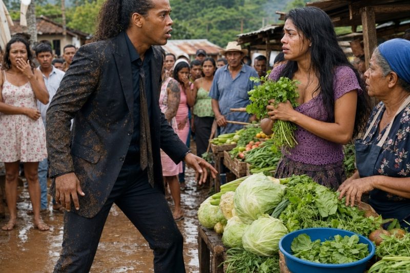 Ronaldinho Gaúcho fica em choque ao ver uma vendedora idêntica à sua ex-esposa!