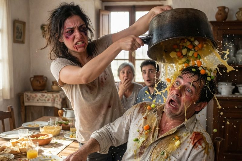 Um jantar em família terminou em escândalo quando a nora disse “você tem mãos”, e o marido lhe deu um tapa para agradar à mãe, sem imaginar que aquele golpe destruiria a fachada de toda a família.