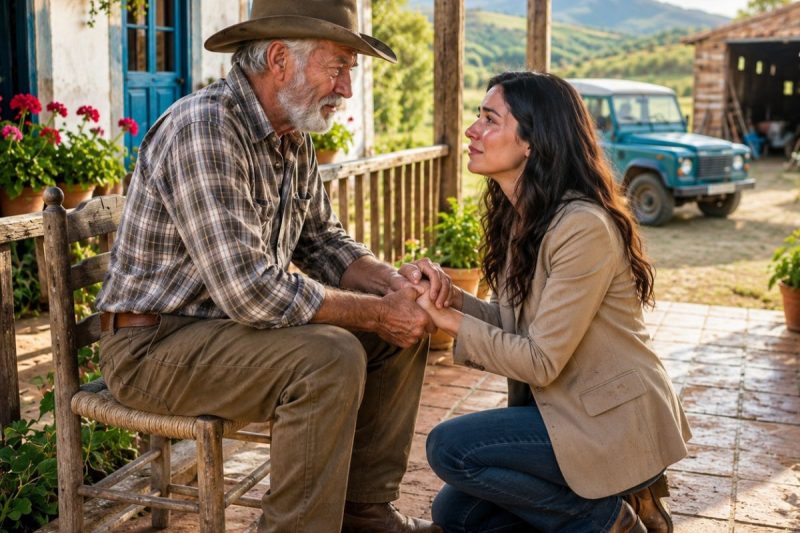 O velho agricultor criou uma menina que não era sua… anos depois, ela voltou para salvar a terra que todos queriam tomar.