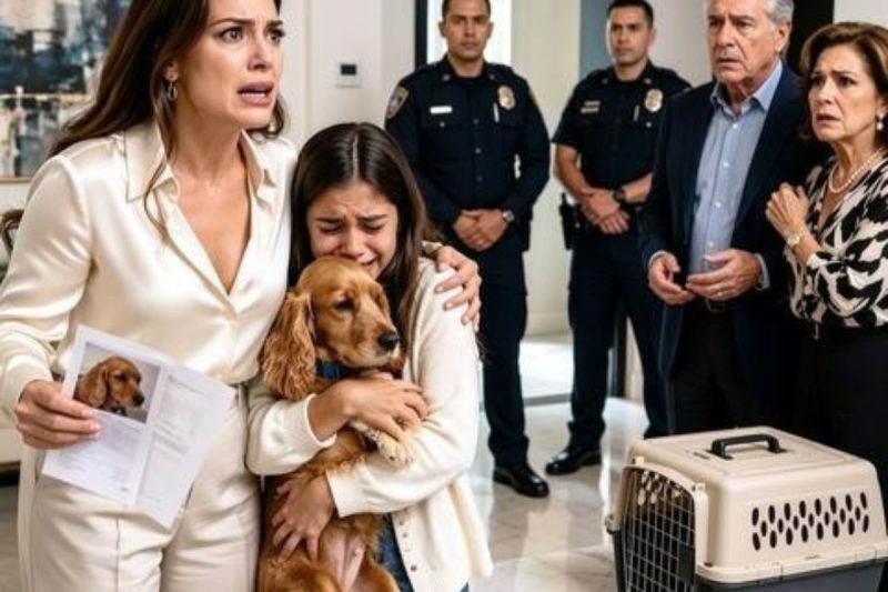 Tiraram a cachorrinha de apoio de uma menina de 11 anos para agradar a prima mimada… Mas, no dia seguinte, a polícia bateu na porta da família.