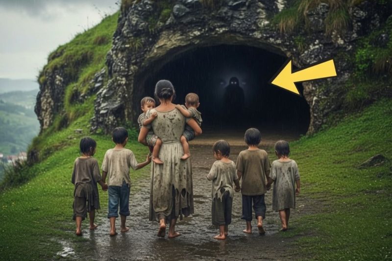 Uma viúva fugiu com seus 7 filhos para a gruta que todos temiam — e lá encontrou a prova capaz de destruir o coronel que queria escravizá-los.