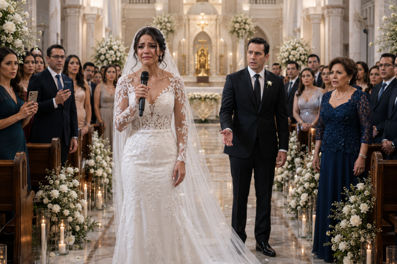 O noivo humilhou a esposa no altar para obedecer à mãe… mas não imaginava que a noiva tinha nas mãos o testamento que destruiria sua família.