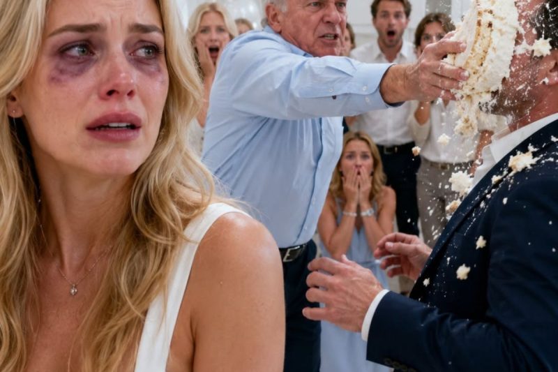 “Filha… por que seu rosto está cheio de hematomas?”, perguntou meu pai ao entrar no meu aniversário. Meu marido sorriu e disse: “Fui eu. Dei um tapa nela em vez de parabenizá-la.” Meu pai tirou o relógio e me ordenou: “Vá para o jardim. Agora.” Então vi minha sogra se arrastando pela cozinha… e tudo mudou.