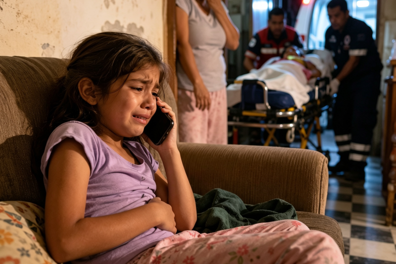 Uma menina de 8 anos ligou para a emergência dizendo “não prendam meu pai”, mas os médicos descobriram que o perigo vinha do vizinho que todos chamavam de santo