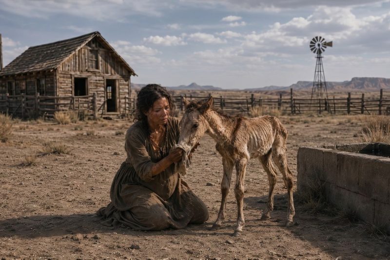 Todos juravam que aquele rancho estava morto… até que o potro apareceu com o focinho molhado.