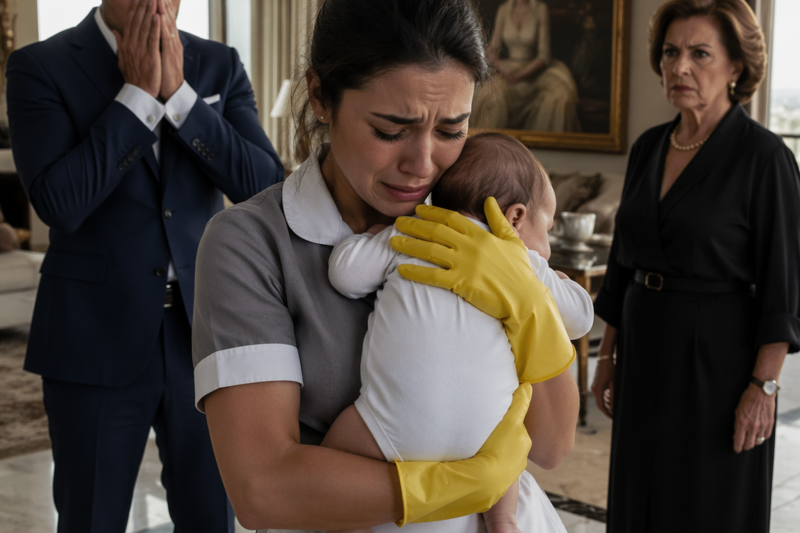 O BEBÊ do Milionário NÃO COMIA Nada…. A EMPREGADA Lhe Deu Leite Materno E O SALVOU.