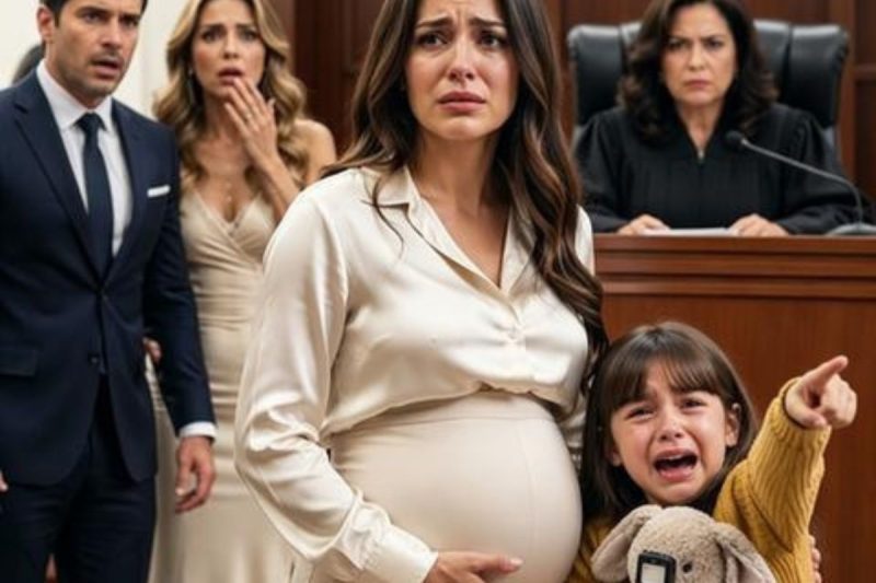 Ela pediu divórcio grávida e abriu mão de tudo, enquanto a amante ria… até a filha dele entrar no tribunal com uma prova escondida no brinquedo