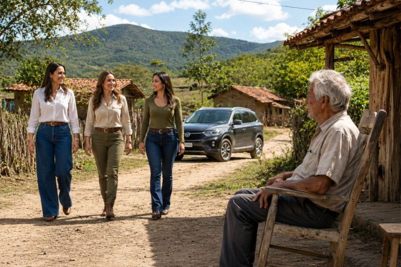 Ele criou 3 meninas que ninguém quis… 20 anos depois, elas voltaram sem avisar, carregando um segredo que calou o povoado inteiro.