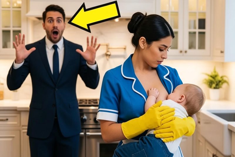 O milionário flagrou a empregada amamentando seu bebê na mansão e gritou “Você enlouqueceu?”, mas desabou ao descobrir que ela escondia outro filho faminto para não perder o emprego.