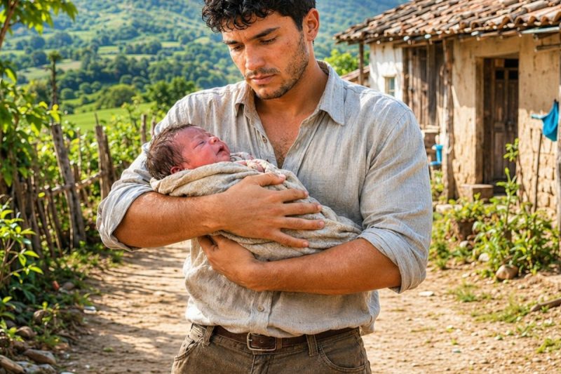 Após perder a esposa no parto, ele criou o bebê sozinho na velha fazenda… até o dia em que um papel esquecido revelou que a dor daquela família escondia algo muito pior.
