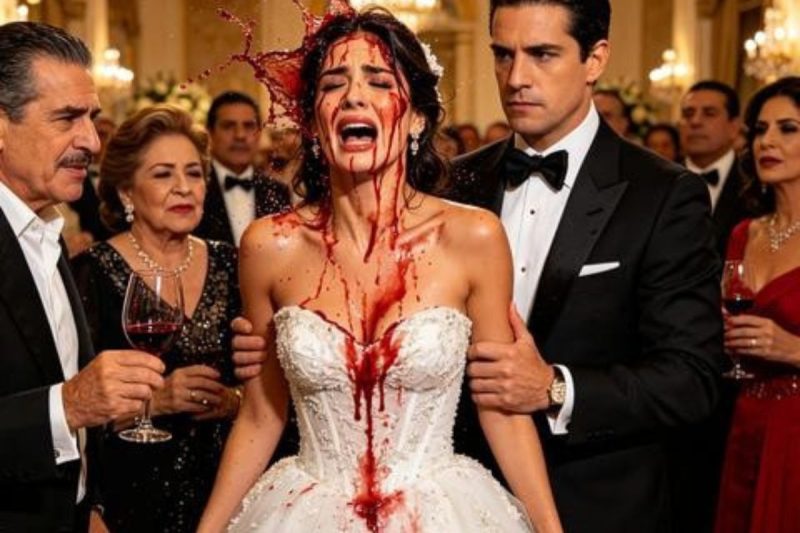Na frente de toda a família, me chamaram de nora encostada e mancharam meu vestido branco com vinho durante uma festa de 350 mil reais; meu marido apenas sussurrou: “Não faça drama”, então fiquei em silêncio, saí do salão e fiz a ligação que destruiu todos eles.