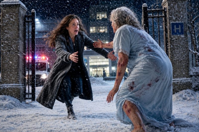 Às 3 da manhã, recebi uma ligação da minha mãe; sua voz tremia: “Me ajude…”. Dirigi 300 milhas através de uma tempestade de neve e a encontrei em pé do lado de fora das portas do hospital, na escuridão gelada: descalça, coberta de hematomas, abandonada pelo padrasto dela e pelo próprio filho. Então me certifiquei de que eles sofressem 10 vezes aquela dor.
