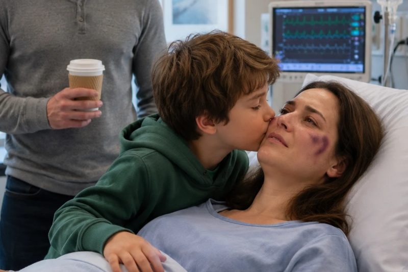 Acordei de um coma e ouvi meu filho sussurrar: “Não abra os olhos, mãe… papai está esperando você morrer”. Naquele exato momento, percebi que minha colisão nunca havia sido um acidente, e que meu marido e minha própria irmã simplesmente estavam esperando que eu morresse para poderem roubar tudo.
