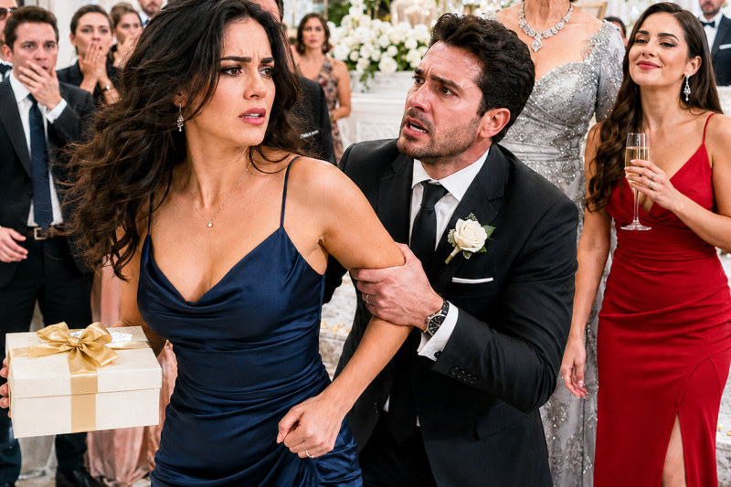 No casamento da minha cunhada, minha sogra colocou a amante do meu marido sentada com a família para me destruir… Mas eu só peguei meu presente e fui embora, sem que ninguém soubesse que dentro dele estava a ruína de todos eles.