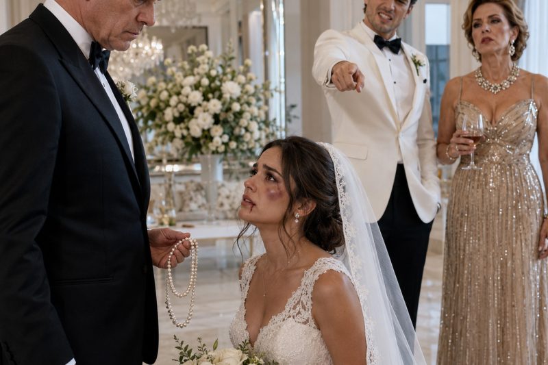 tly/ No dia do meu casamento, meu pai viu os hematomas no meu rosto. “Minha filha… quem fez isso com você?”, perguntou com a voz tremendo. Meu noivo apenas riu: “Na nossa família, é assim que se aprende a obedecer.” O silêncio tomou conta de tudo. Então meu pai se virou e disse, frio: “Este casamento acabou. E o império da sua família também.”