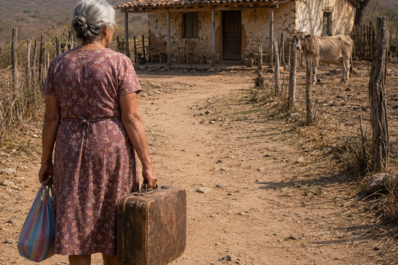 Aos 68 anos, ela recebeu só uma cabana caindo aos pedaços e uma vaca doente no testamento… mas quando os filhos tentaram tomá-la de novo, ela disse: “Agora quem decide sou eu.”