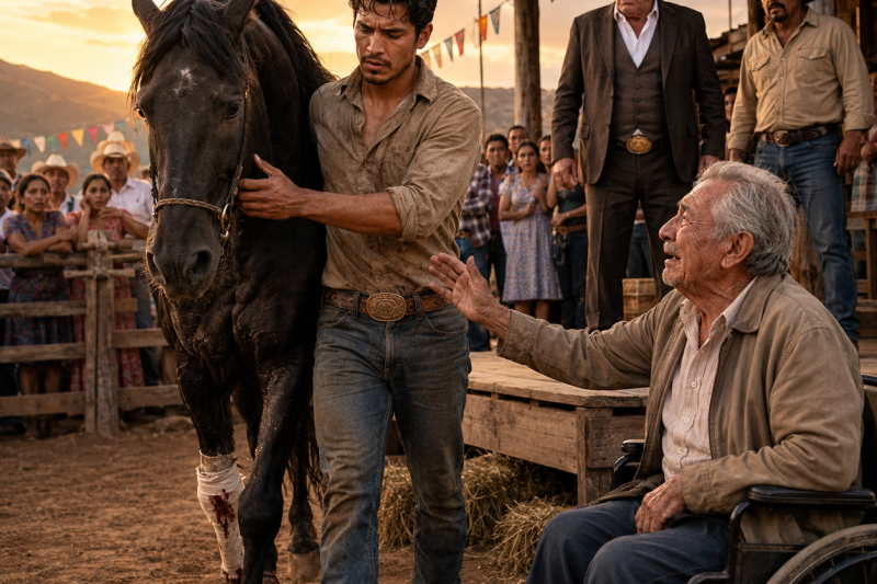 “Esse cavalo não era monstro!” — O peão pobre enfrentou o coronel e expôs a mentira que deixou seu pai numa cadeira de rodas.