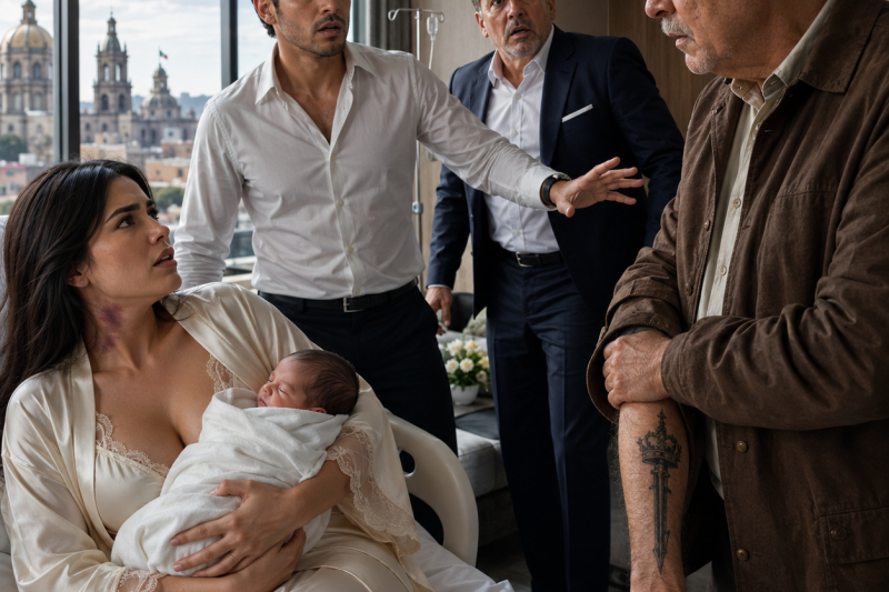 “Meu marido me estrangulou depois que dei à luz… mas ficou pálido quando meu tio entrou no quarto.”