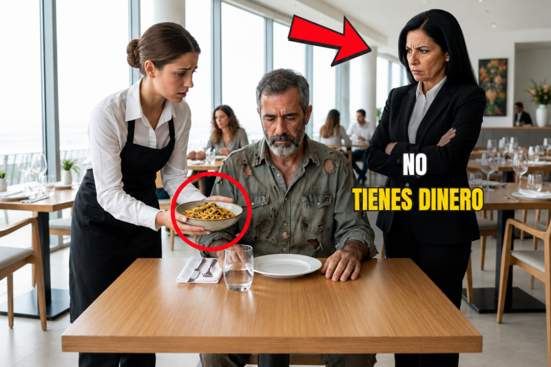 A gerente riu da minha aparência e disse “Nem todo dinheiro serve aqui”, sem imaginar que eu estava testando o restaurante que meu próprio filho transformou em um lugar cruel.