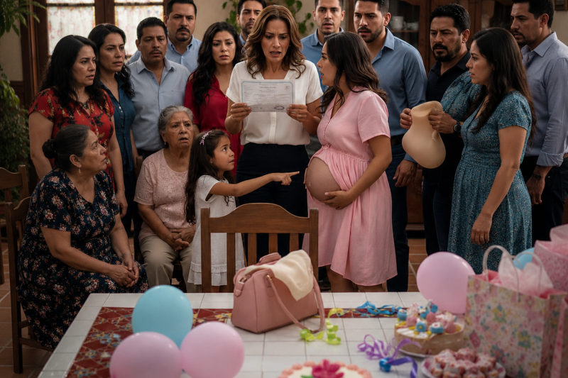 setran Minha filha de 8 anos disse, no meio do chá de bebê, que a barriga da minha irmã soava como uma sacola de supermercado.