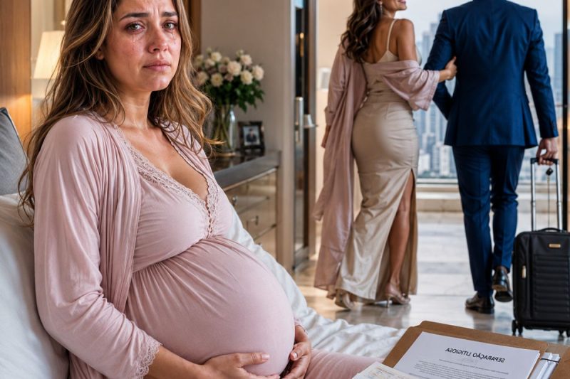Meu marido fugiu com a amante no último mês da minha gravidez, levando o carro e o dinheiro. Eu não disse nada… até o hospital ligar para ele 3 horas depois