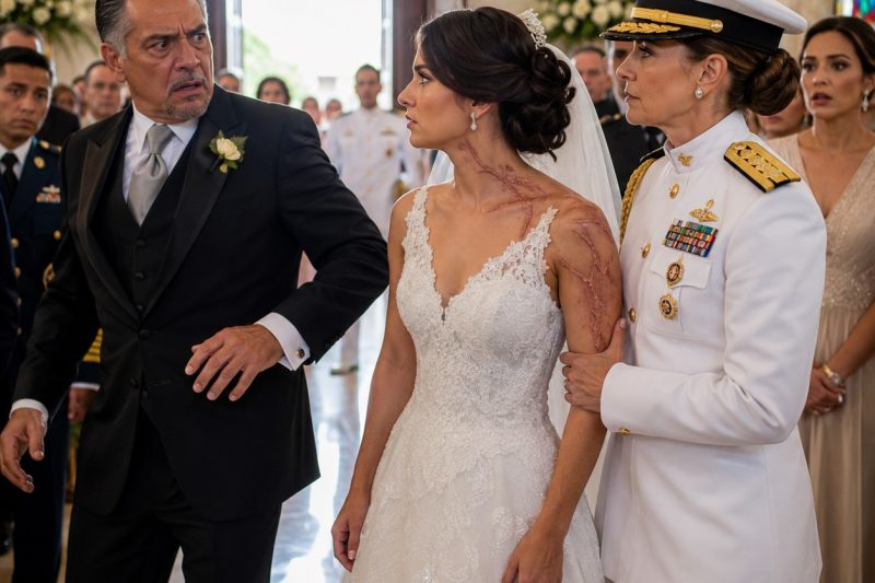 3 minutos antes do meu casamento, meu pai viu minhas cicatrizes, recuou e sussurrou: “Não levo uma mulher marcada ao altar”… mas ele não sabia que aquelas marcas escondiam o crime que destruiria sua vida.