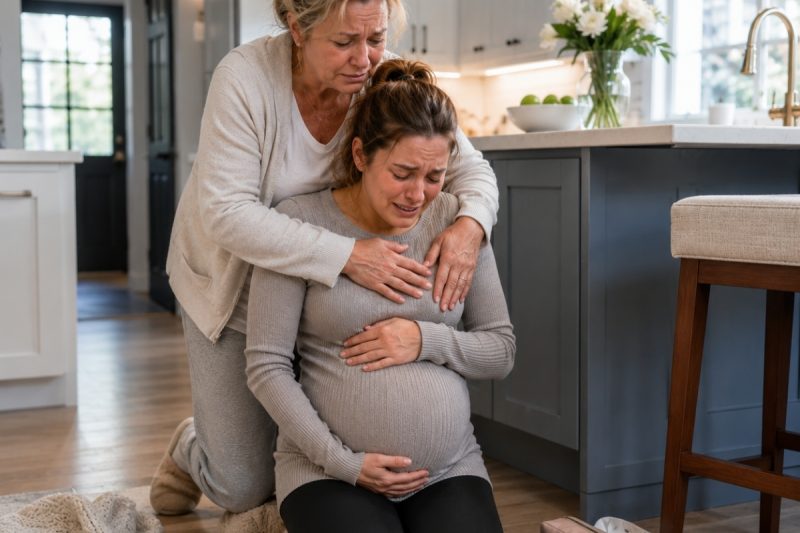 Às 4 da manhã, minha filha grávida apareceu à minha porta, mal conseguindo se manter de pé, com uma mão agarrada à barriga. “Minha cunhada”, sussurrou entre soluços. “Disse que meu bebê não tinha lugar na família rica dela.” Naquele instante, algo dentro de mim congelou por completo. Durante 20 anos, eu tinha criado minha filha para ser gentil. Tranquei a porta, liguei para meu irmão e disse com voz calma: “Está na hora. Faça o que papai nos ensinou.”