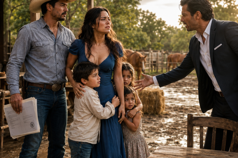 Ela sussurrou: “Ninguém vai querer uma mulher com 3 filhos”… e a resposta do viúvo fez todos se emocionarem.