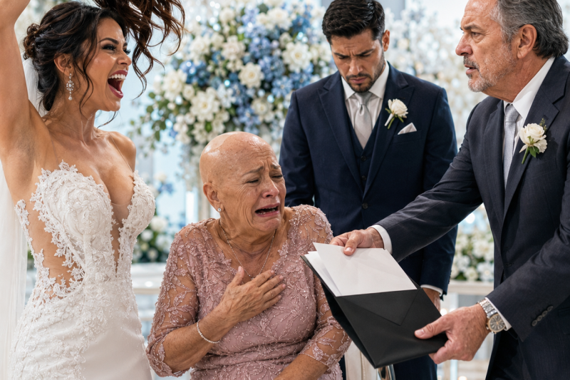Ela chamou a sogra doente de “cara de velório” no próprio casamento, humilhou a mulher diante da família inteira e ainda sorriu para as câmeras; mas não imaginava que uma antiga funcionária havia gravado o plano mais cruel da noiva.
