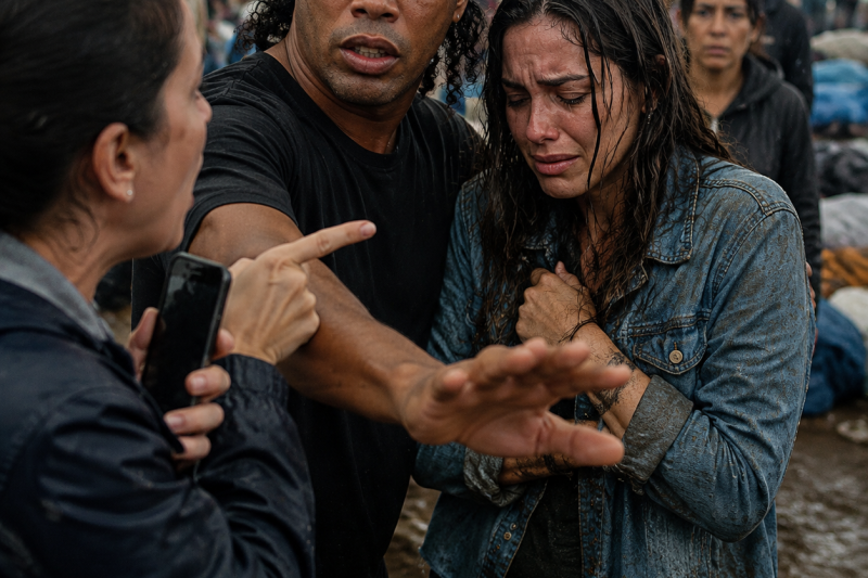 Ronaldinho Gaúcho DESCOBRE QUE SUA ex mulher PERDEU TUDO NA CHUVA E FAZ ALGO INESPERADO!