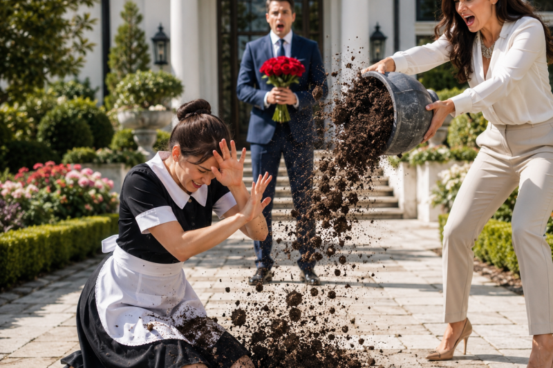 Ele chegou com rosas para pedir casamento, mas viu a noiva jogando terra na empregada: “Você é lixo nesta casa”; ao abrir uma carta escondida, descobriu a traição maior da família.