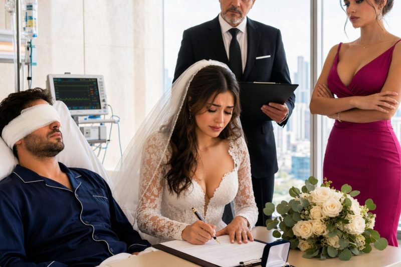 Minha prima me obrigou a usar o vestido dela para casar com o noivo cego que ela rejeitou: “ele nunca vai notar a diferença”, mas ninguém esperava o que aconteceria quando a cirurgia dele finalmente desse certo
