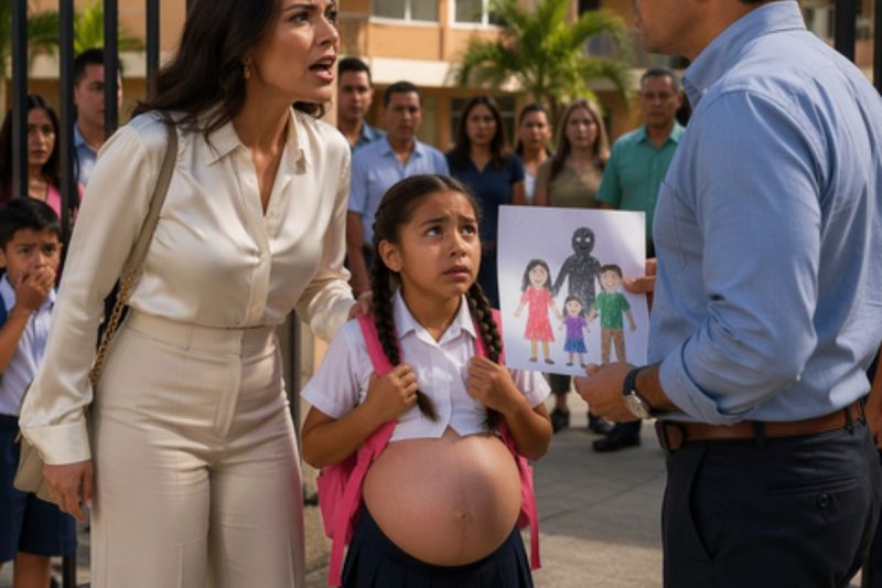 “Foi culpa do meu pai…” disse a menina de 7 anos em um desenho, e o professor chamou o Conselho Tutelar — mas a verdade era ainda mais dolorosa do que todos imaginavam.