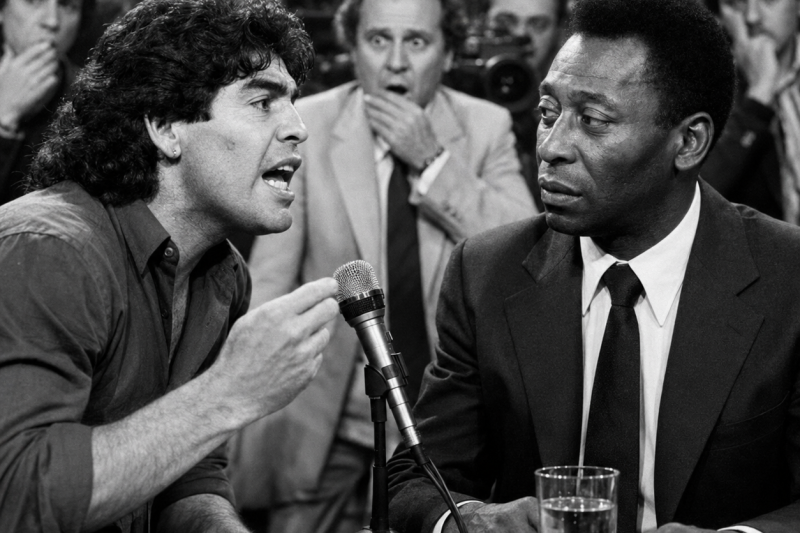 Dia Em Que Maradona Tentou Humilhar Pelé Na TV — A Resposta Que Chocou O Mundo