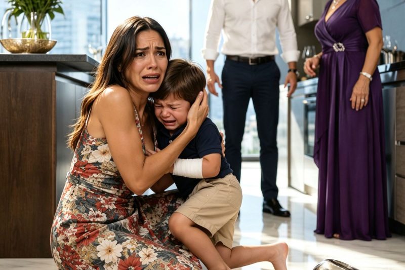 Ela me humilhou no jantar da família dizendo que eu abandonava meu filho, mas horas depois chorava no hospital repetindo “eu só me distraí”; quando pedi o laudo, percebi que aquela culpa escondia uma mentira muito mais antiga