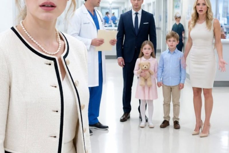 Meu marido exibiu os 2 filhos que teve com a secretária enquanto eu permanecia em silêncio. Mas, durante um check-up médico de rotina, o doutor olhou para ele e perguntou: “Sua esposa ainda não lhe contou a verdade?” Naquele instante, o sorriso dele desapareceu por completo.