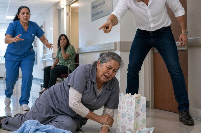 “Sua mãe não pode se aproximar do bebê” — ele disse, achando que a esposa nunca descobriria a verdade; mas o vídeo do hospital mostrou a queda, a mentira e o plano cruel que mudou tudo.