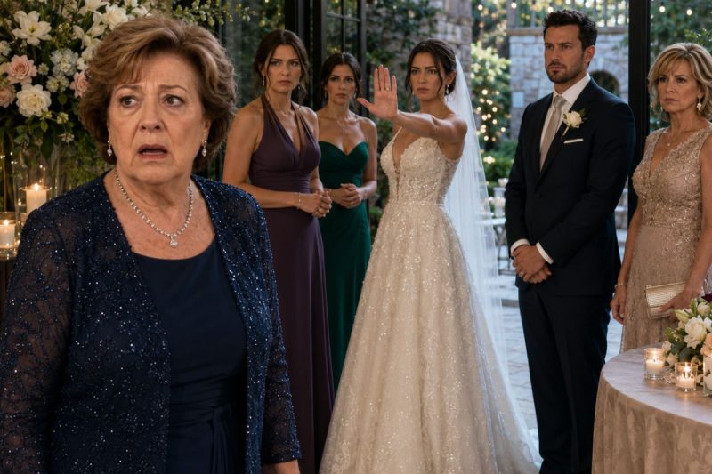 Viajei 14 horas para assistir ao casamento do meu filho, mas, ao chegar ao salão, a noiva dele bloqueou minha entrada e me disse: “Aqui só entra a família da noiva. A senhora nunca foi importante para ele. Por favor, vá embora.” Fui embora sem fazer nenhum escândalo. 6 dias depois, meu filho me ligou por causa de uma conta de casamento de 74 mil dólares e me disse: “Como minha mãe, é seu dever pagá-la.”