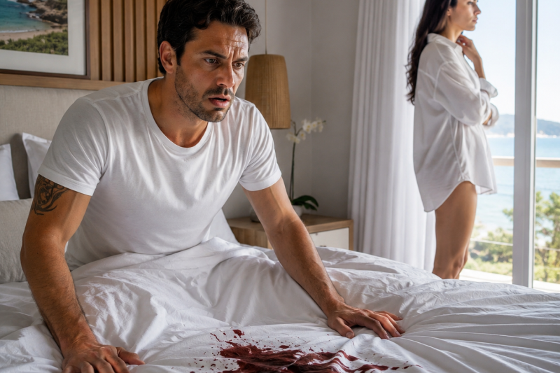 A esposa acordou com uma mancha no lençol e fugiu dizendo: “A verdade não cabe neste quarto”, mas o ex-marido descobriu o segredo que a família dele enterrou por 3 anos