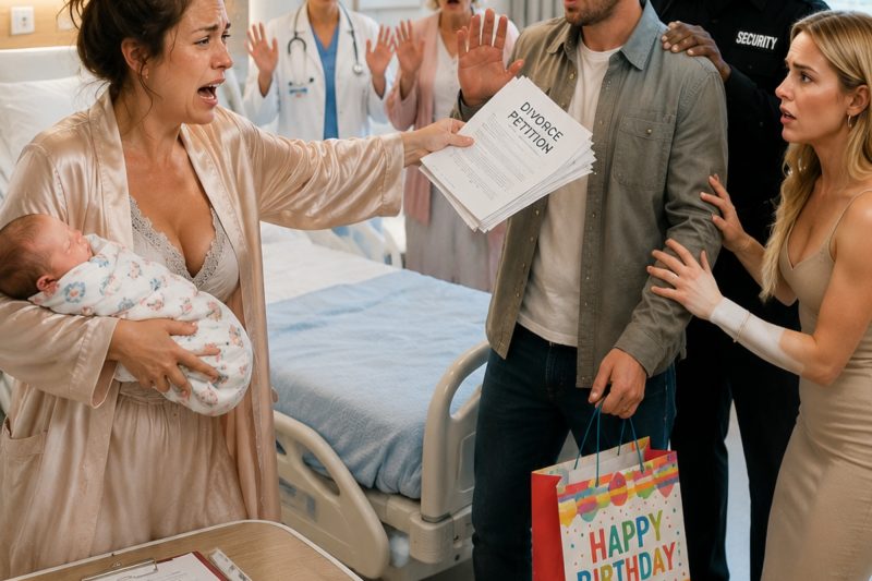 Quando eu estava prestes a dar à luz, meu marido gritou para eu “parar de fazer drama” e foi à festa de aniversário da mãe dele. Dois dias depois, voltou a entrar em casa sorrindo, até que a cena que o aguardava o fez cair de terror…..