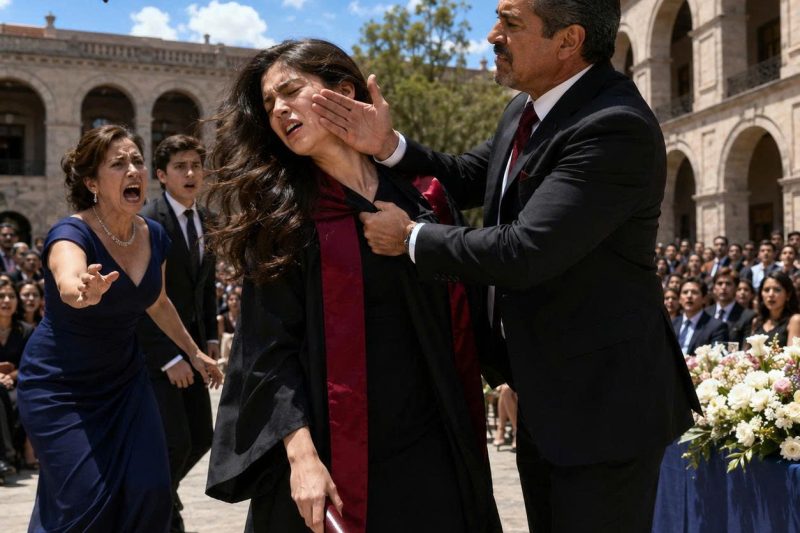 tly/ Na minha formatura, meu pai me deu um tapa tão forte que meu capelo saiu voando. Minha mãe gritou: “Você não passa de uma inútil de beca!”. Todos esperavam que eu desabasse chorando, mas eu peguei meu diploma, pedi o microfone e revelei a verdade que minha família escondeu por 4 anos.