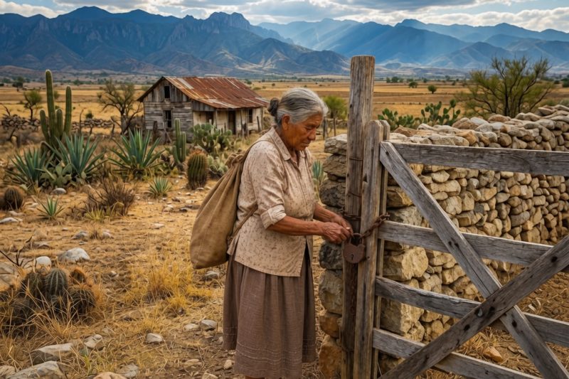 O filho voltou dos Estados Unidos para tirar a casa da mãe viúva, sem imaginar o segredo milionário escondido sob o velho rancho da família.
