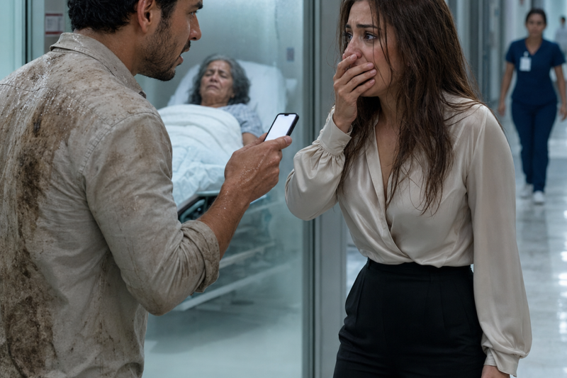 Encontrou a mãe agonizando no fundo de um poço… mas quando ligou para a irmã, ela respondeu: “Mamãe está dormindo aqui” — e as mensagens apagadas revelaram o impossível.